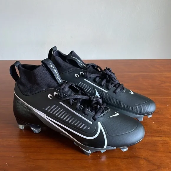 Nike Vapor Edge Pro 360 2 Football Cleats black Iron DA5456-010 Men’s size 12 - Picture 2 of 5